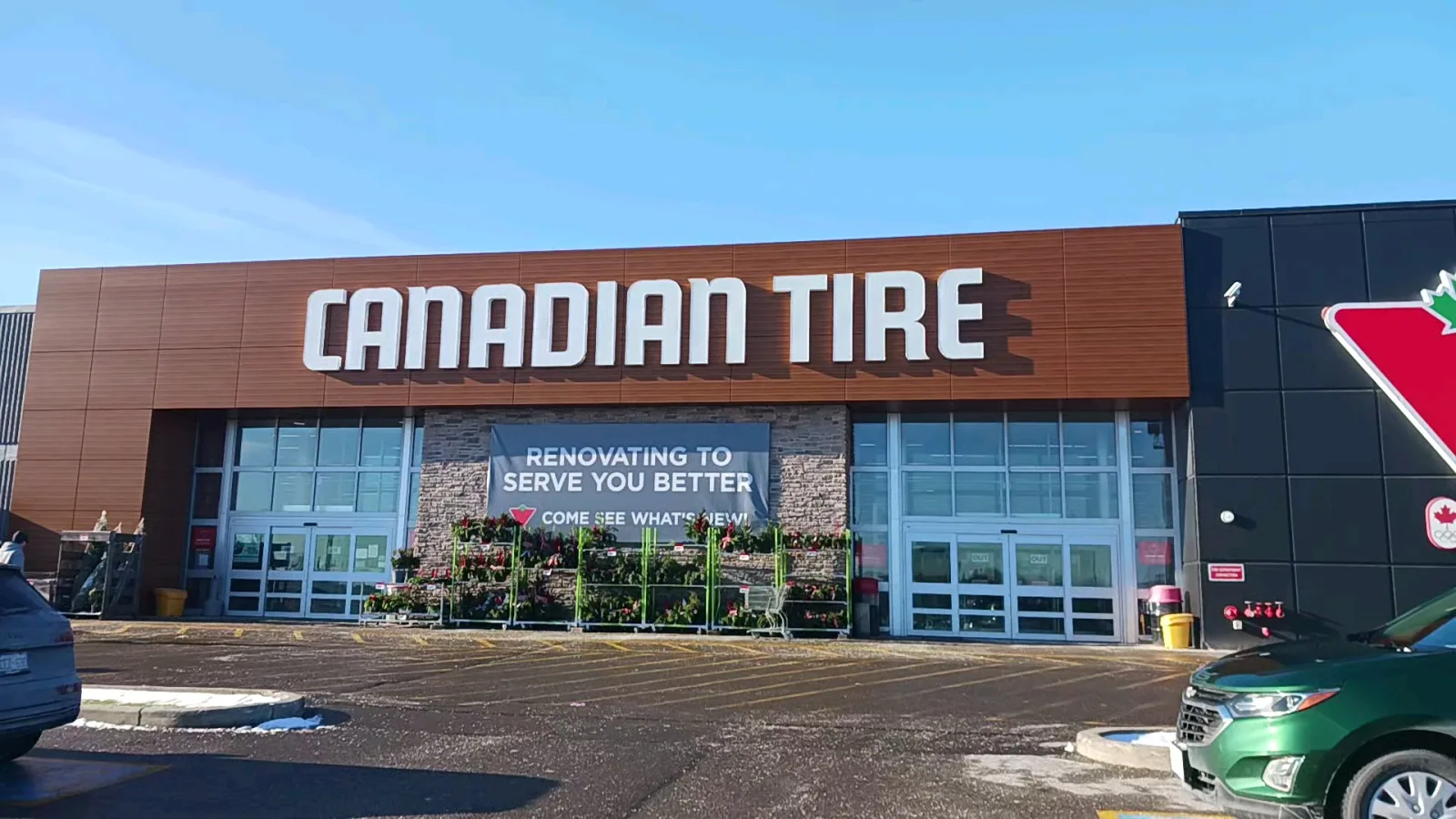 Fachada de Canadian Tire Newmarket