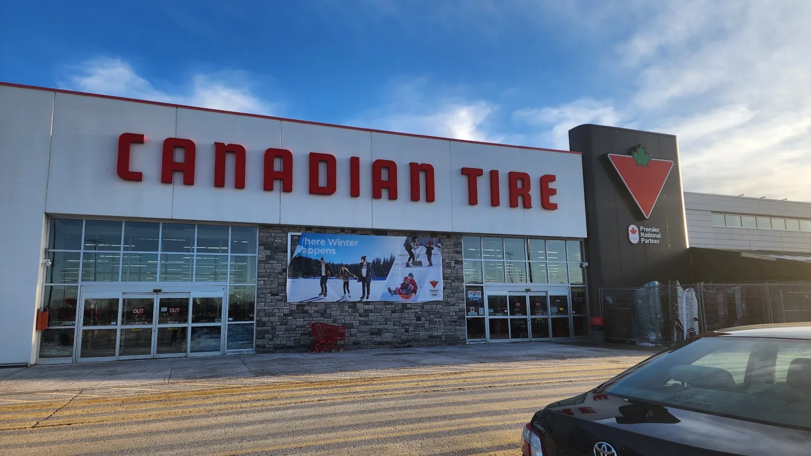 Fachada de Canadian Tire Stouffville
