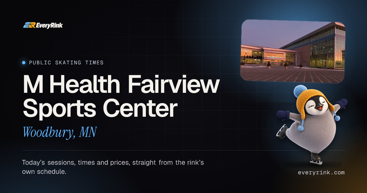 M Health Fairview Sports Center Public Skating Times