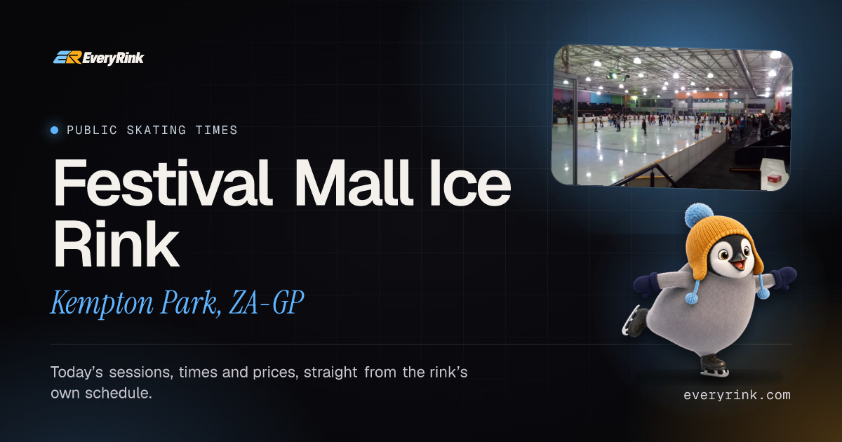 Ice Hocket Rink Festival Mall Ice Rink Public Skating Times · Kempton Park
