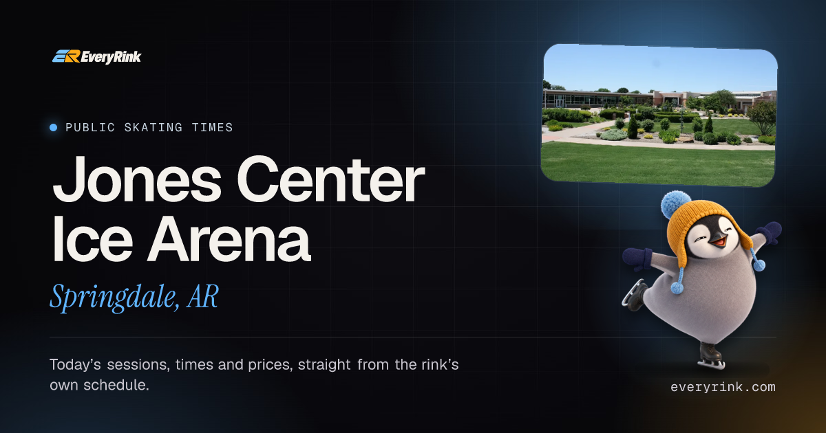 Jones Center Ice Arena Public Skating Times & Prices