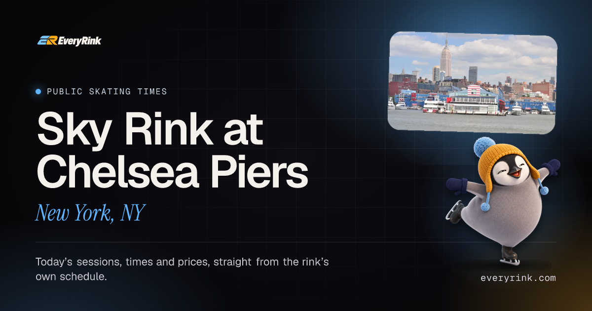 Sky Rink at Chelsea Piers Public Skating Times & Prices