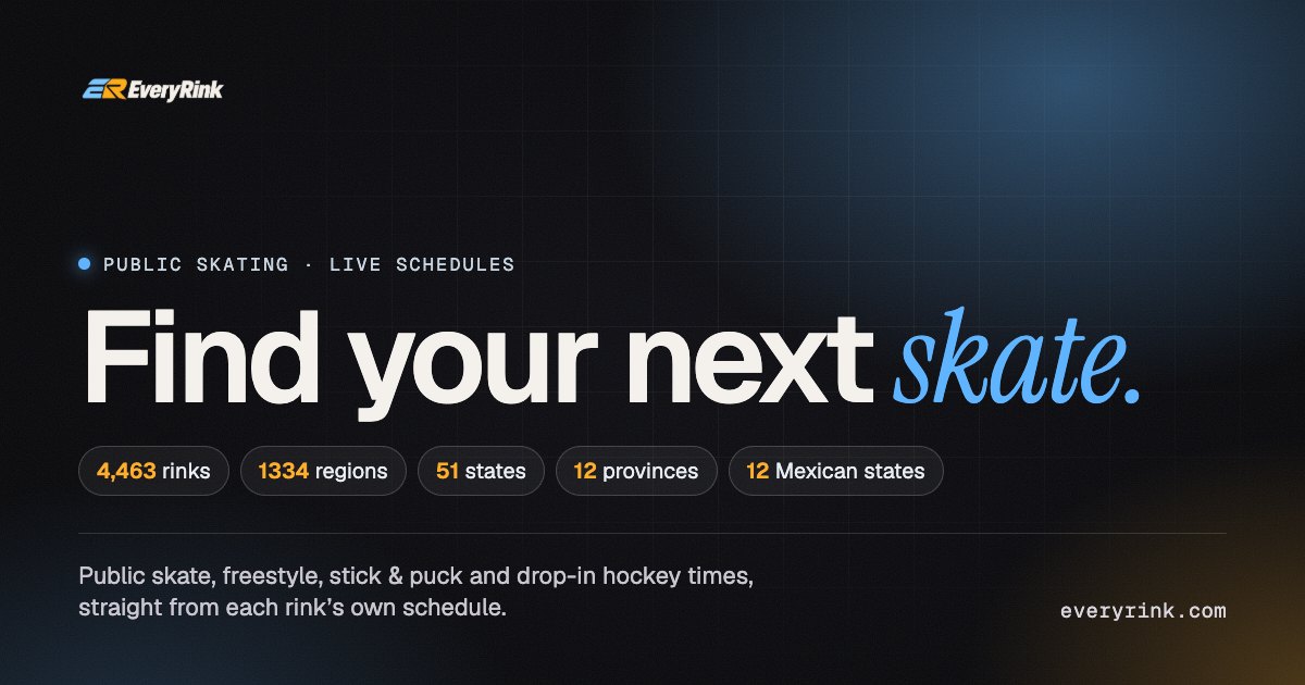 Ice Skating Near You · Rinks & Live Schedules | EveryRink