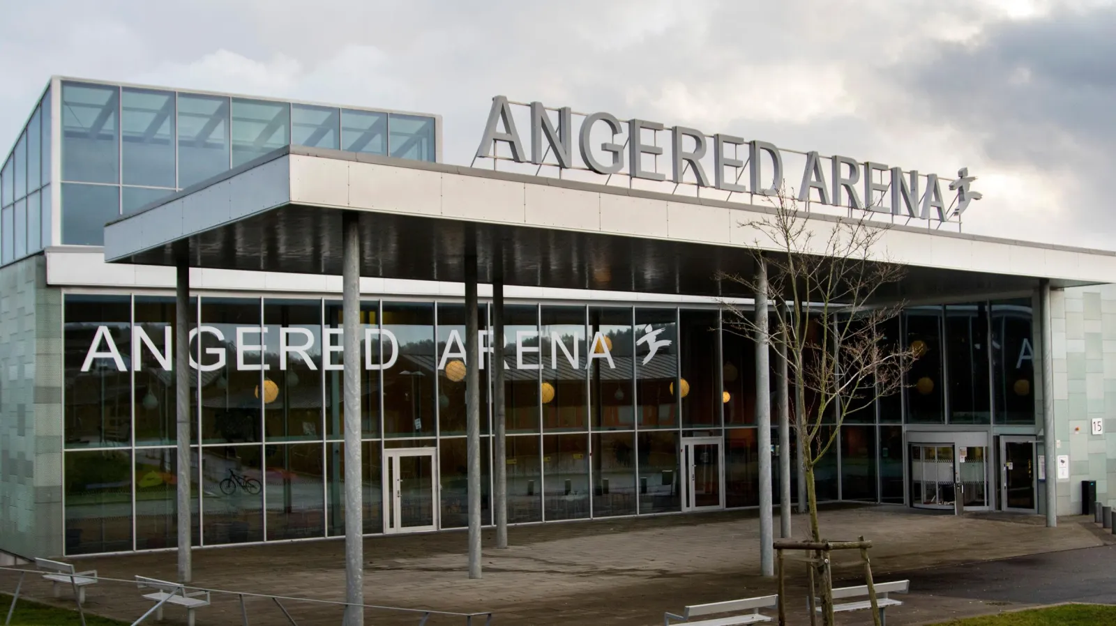 Angered Arena, entrance — Angered Arenas ishall
