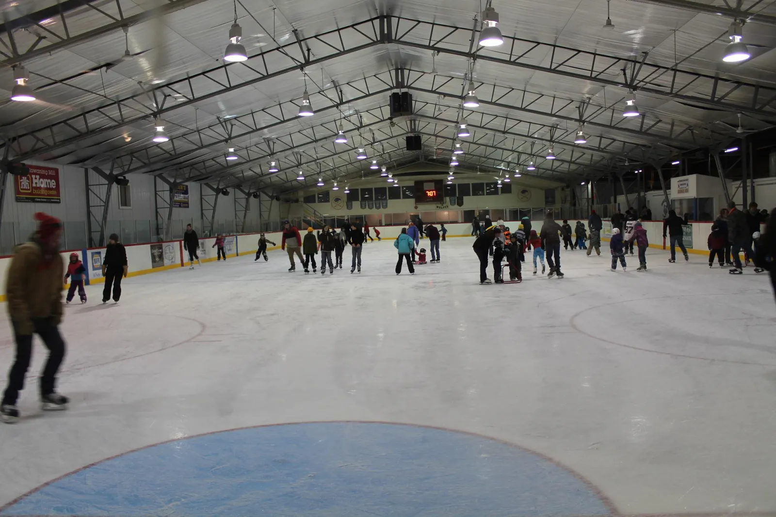 Public skating at the Assiginack Arena — Assiginack Arena