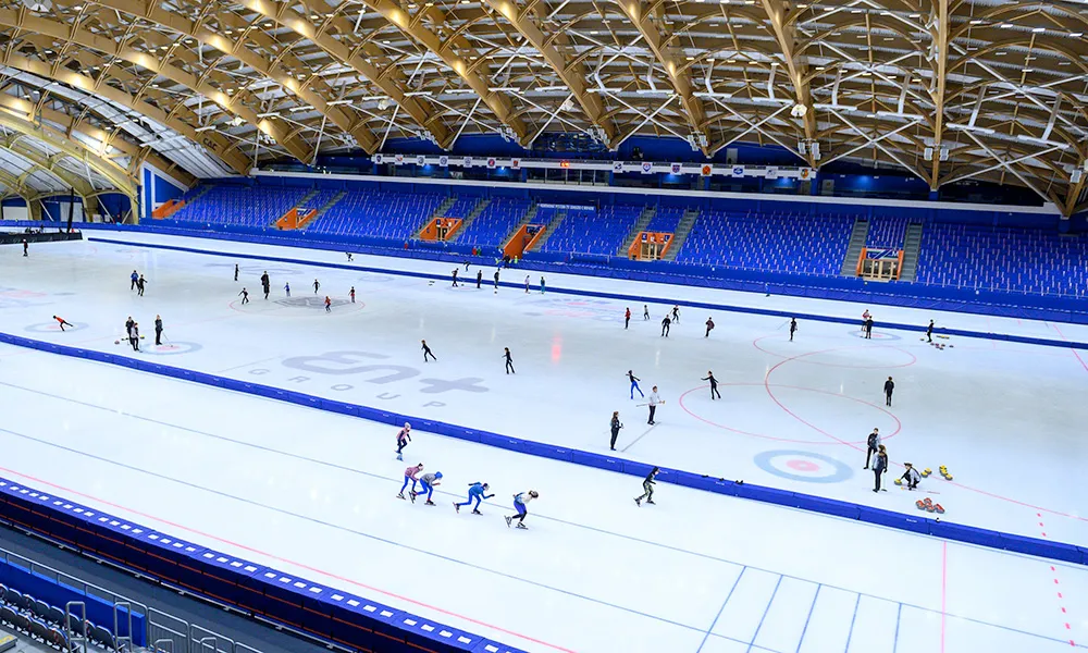 Ледовая арена Ледового дворца «Байкал», с собственного сайта оператора — Baikal Ice Palace