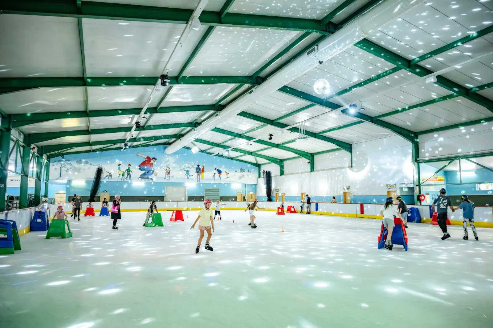 The ice rink at the Big Banana Fun Park — Big Banana Fun Park Ice Rink