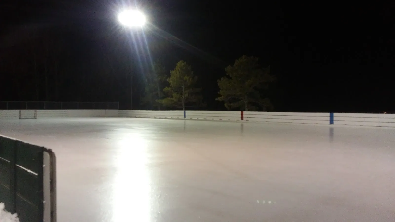 The ice at Bobby Theisen Park Outdoor Rink, in a photo from its Google Maps listing. — Bobby Theisen Park Outdoor Rink