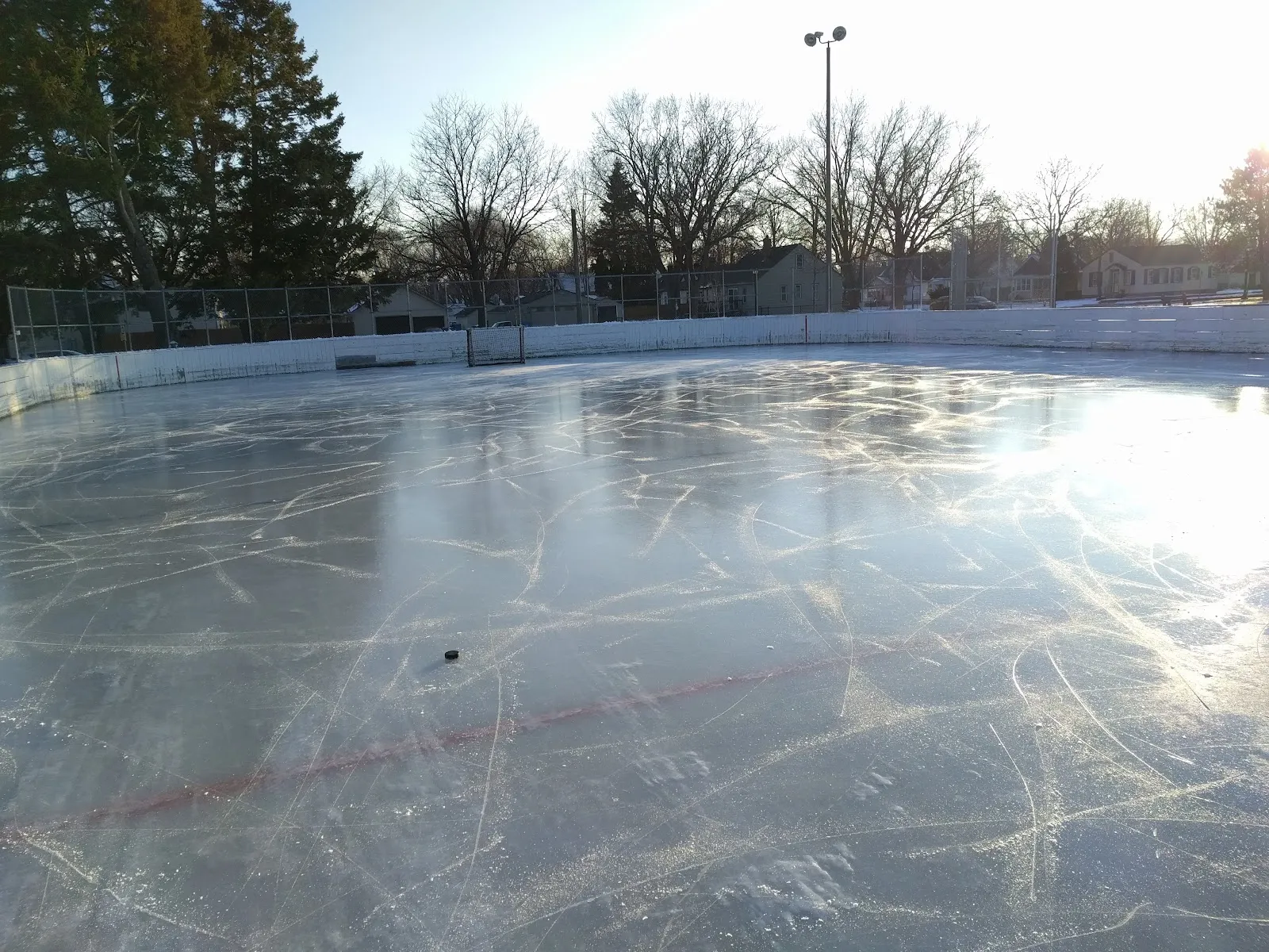 The ice at Bohanon Park Outdoor Rink, in a photo from its Google Maps listing. — Bohanon Park Outdoor Rink