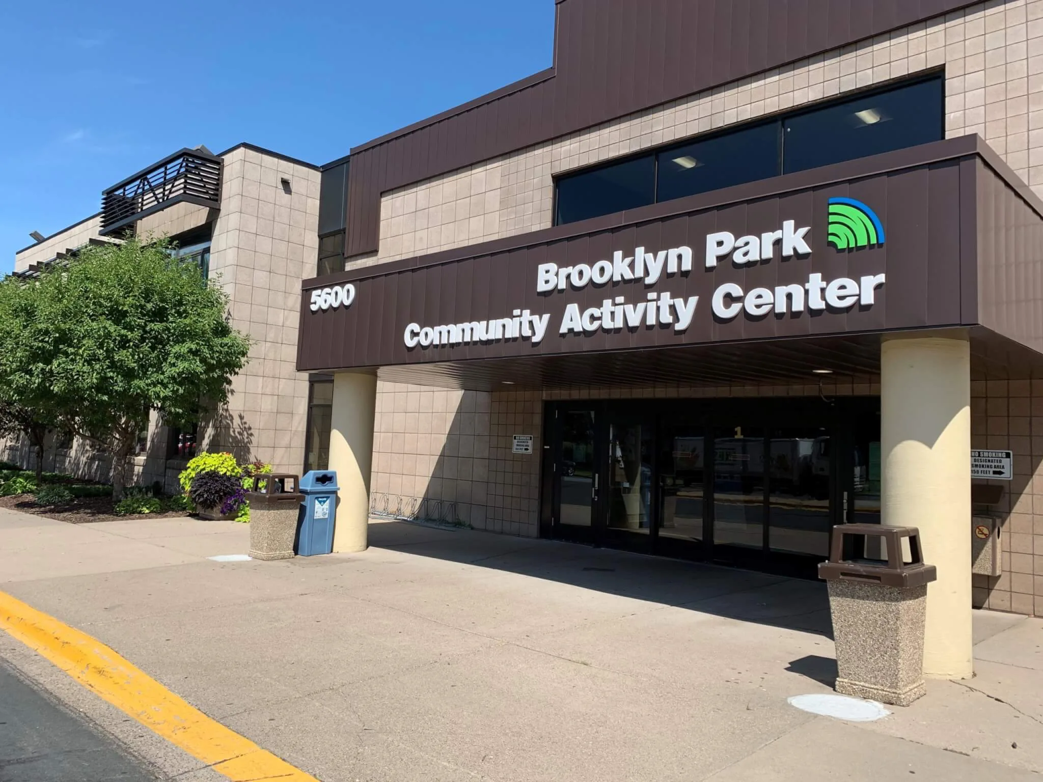 Main entrance — Brooklyn Park Community Activity Center