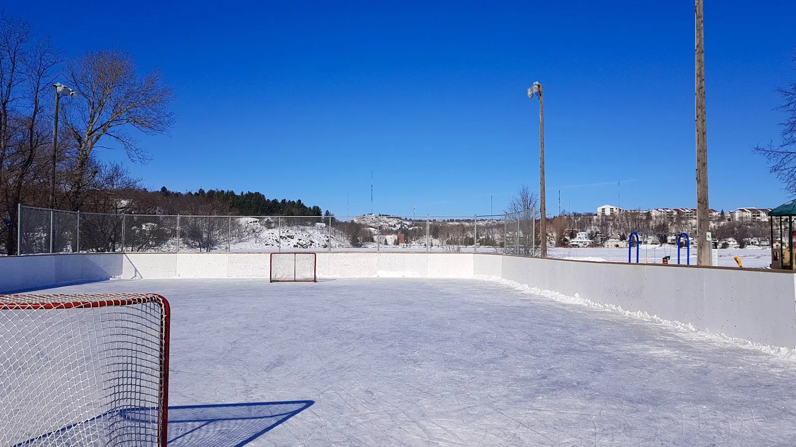 El hielo de Carmichael Community Centre Outdoor Rink, en una foto de su ficha de Google Maps. — Carmichael Community Centre Outdoor Rink