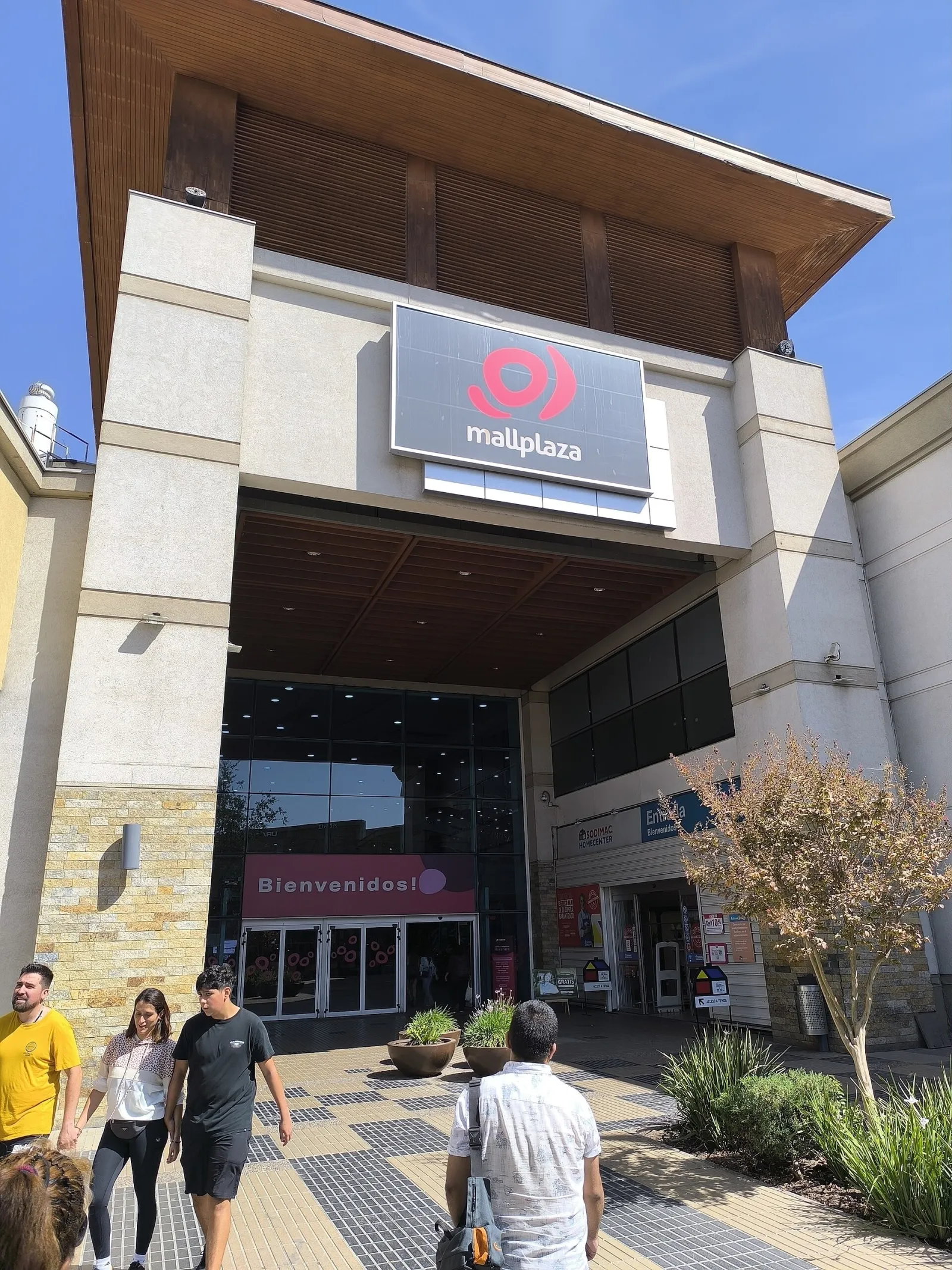 Main entrance of Mall Plaza Sur in San Bernardo, the mall that houses the Cerogrado ice rink — Cerogrado Mallplaza Sur (San Bernardo)