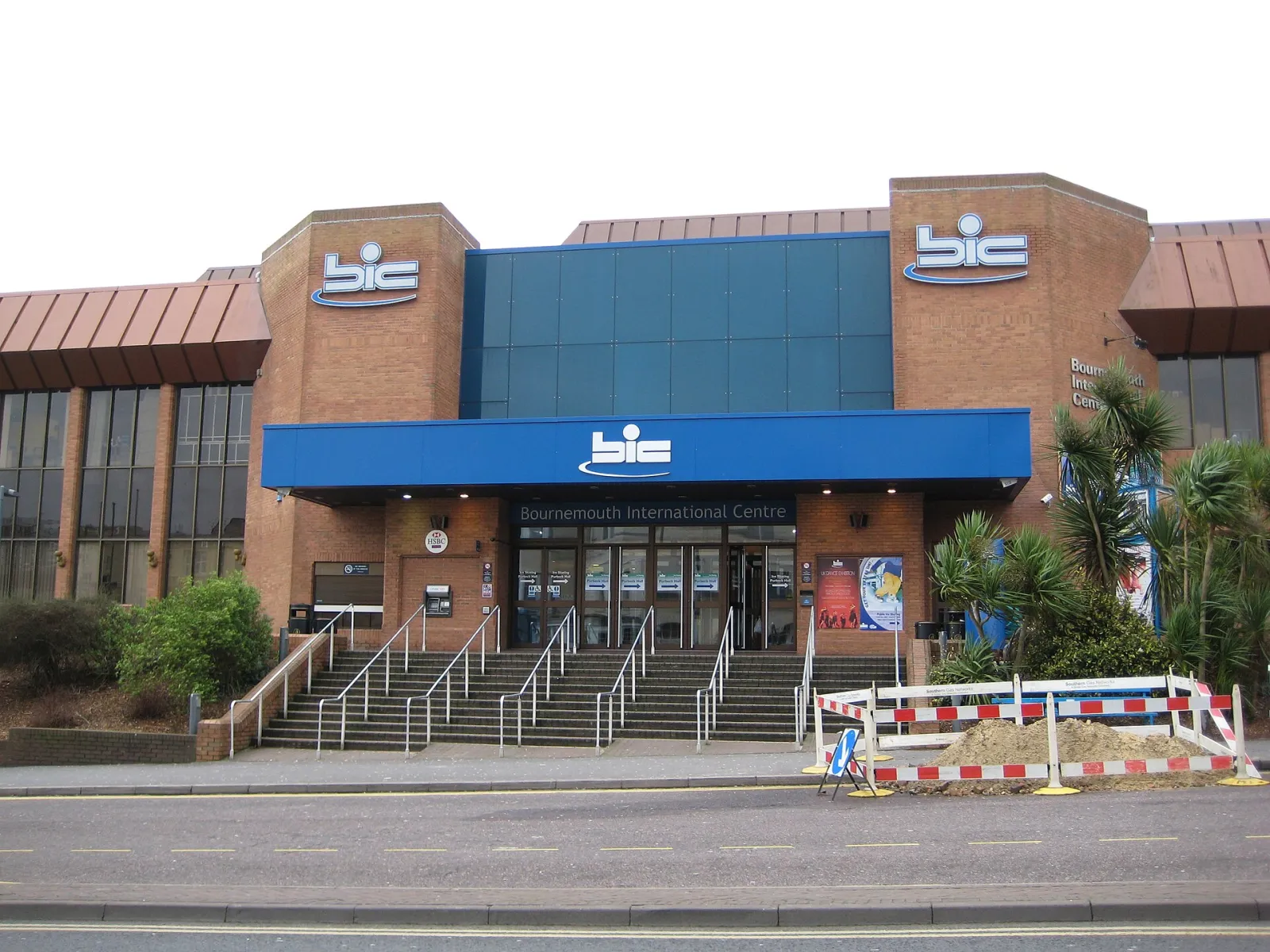 The Bournemouth International Centre, whose Purbeck Hall holds the Cool Coast Ice Rink each winter — Cool Coast Ice Rink