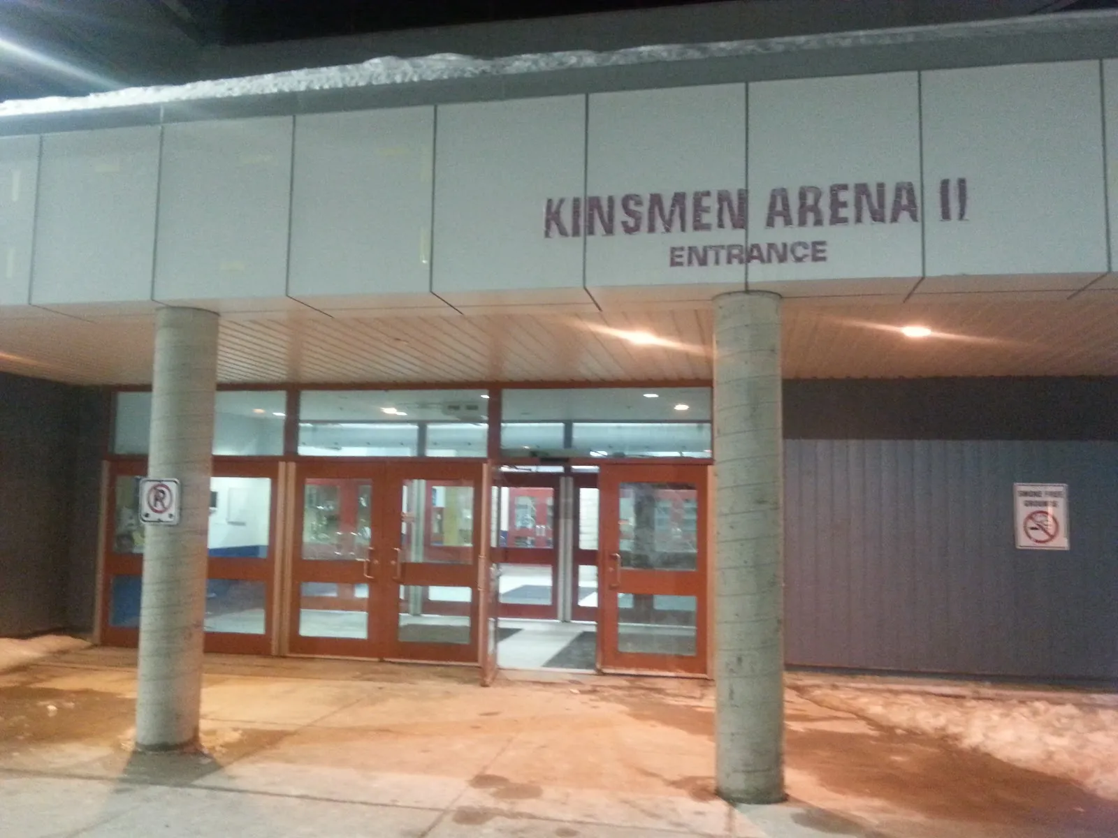 The Kinsmen Arena II entrance of the Corner Brook Civic Centre — Corner Brook Civic Centre