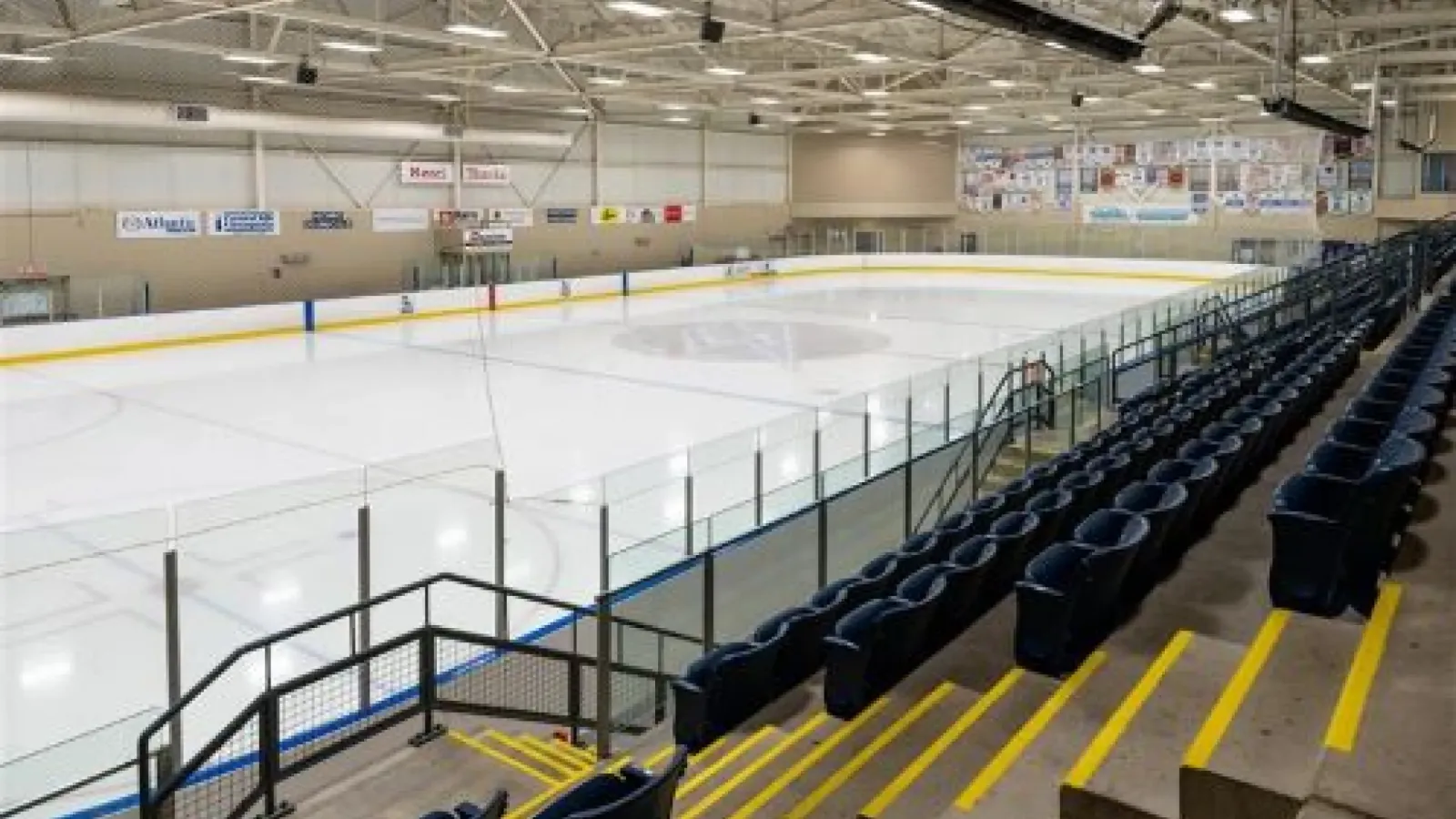 The ice surface at the Crossman Community Centre - Kay Arena, from the City of Moncton's facility page — Crossman Community Centre - Kay Arena