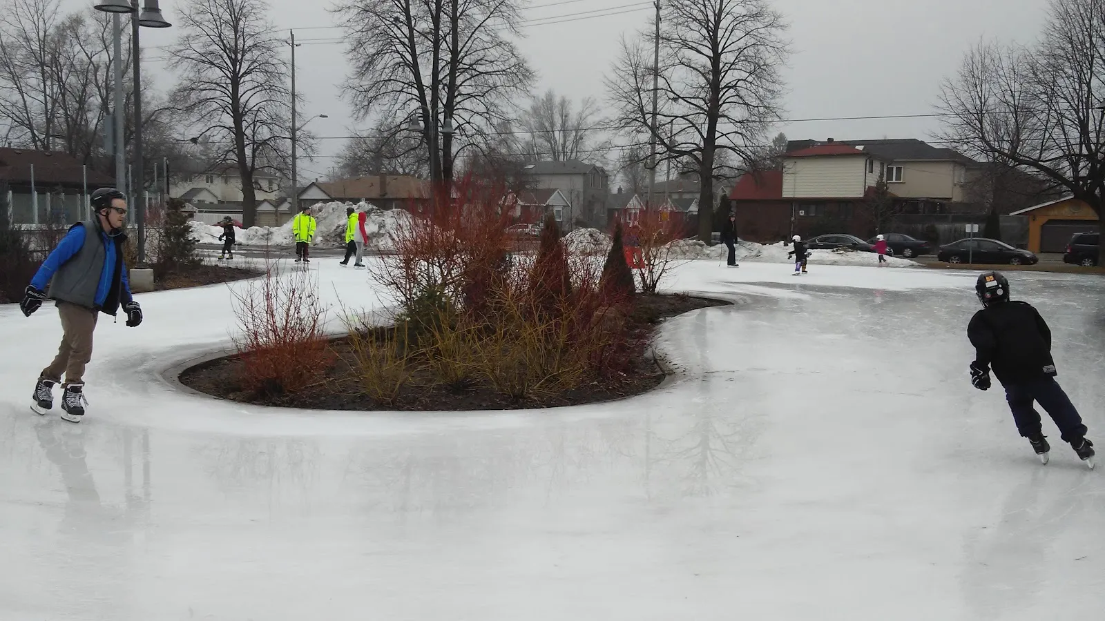 The ice at Dieppe Park Outdoor Ice Rink and Skate Trail, in a photo from its Google Maps listing. — Dieppe Park Outdoor Ice Rink and Skate Trail