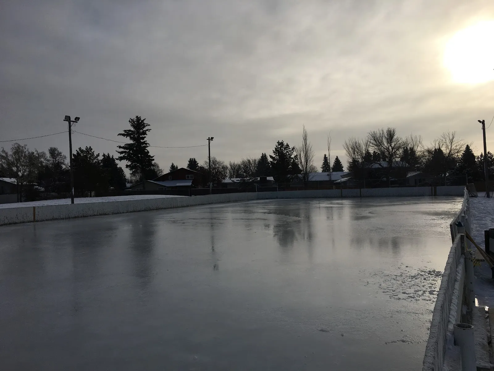 Outdoor rink at Future Stars Arena, Ecole River Heights School, Saskatoon (Google Maps listing photo) — École River Heights School Outdoor Rink (River Heights)