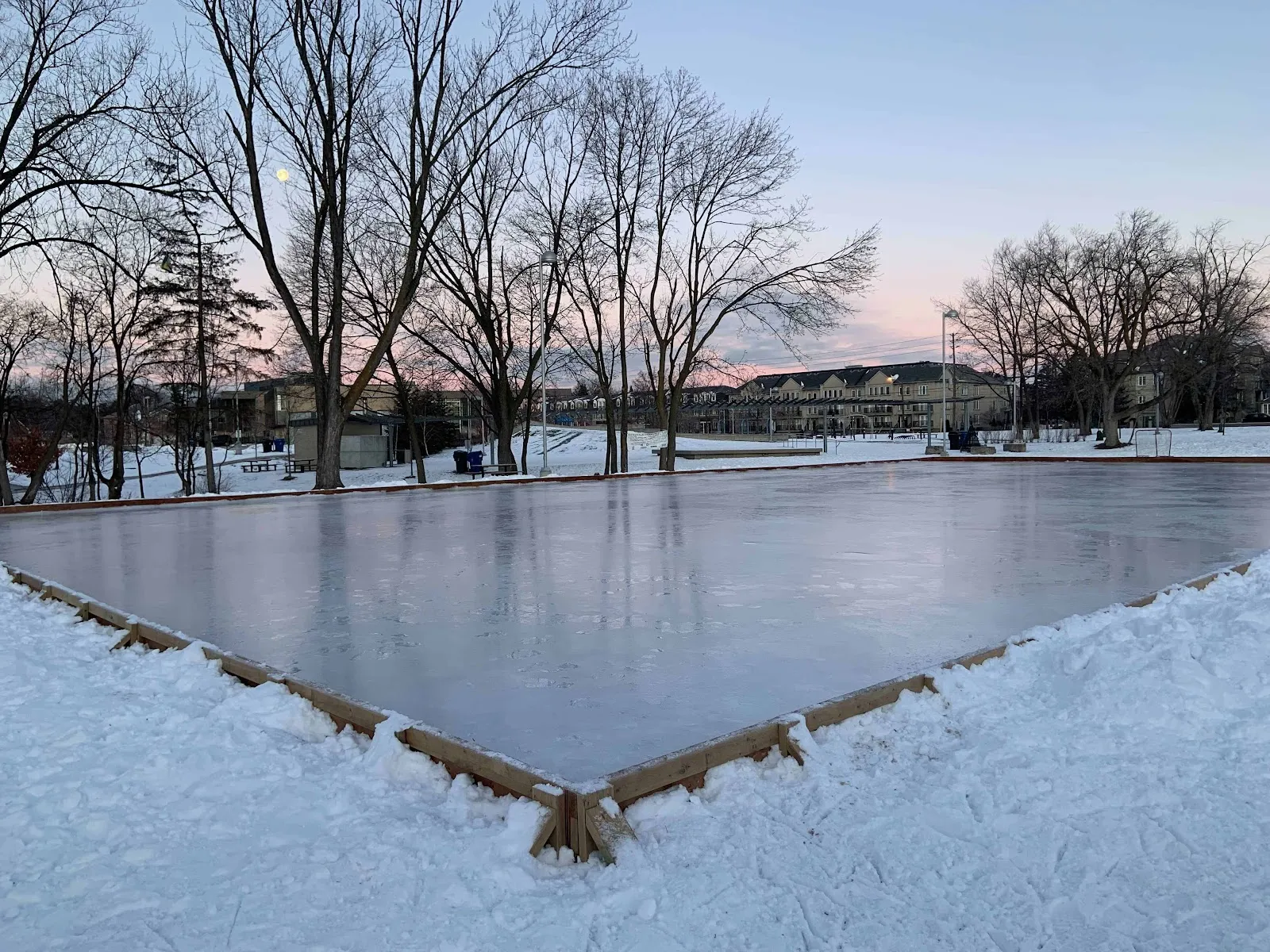 The ice at Edithvale Park Natural Ice Rink, in a photo from its Google Maps listing. — Edithvale Park Natural Ice Rink