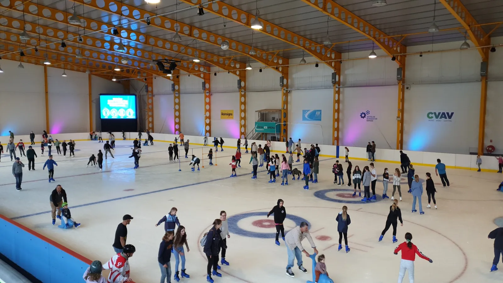 A public session on the 60 m by 30 m ice at Erina Ice Arena — Erina Ice Arena