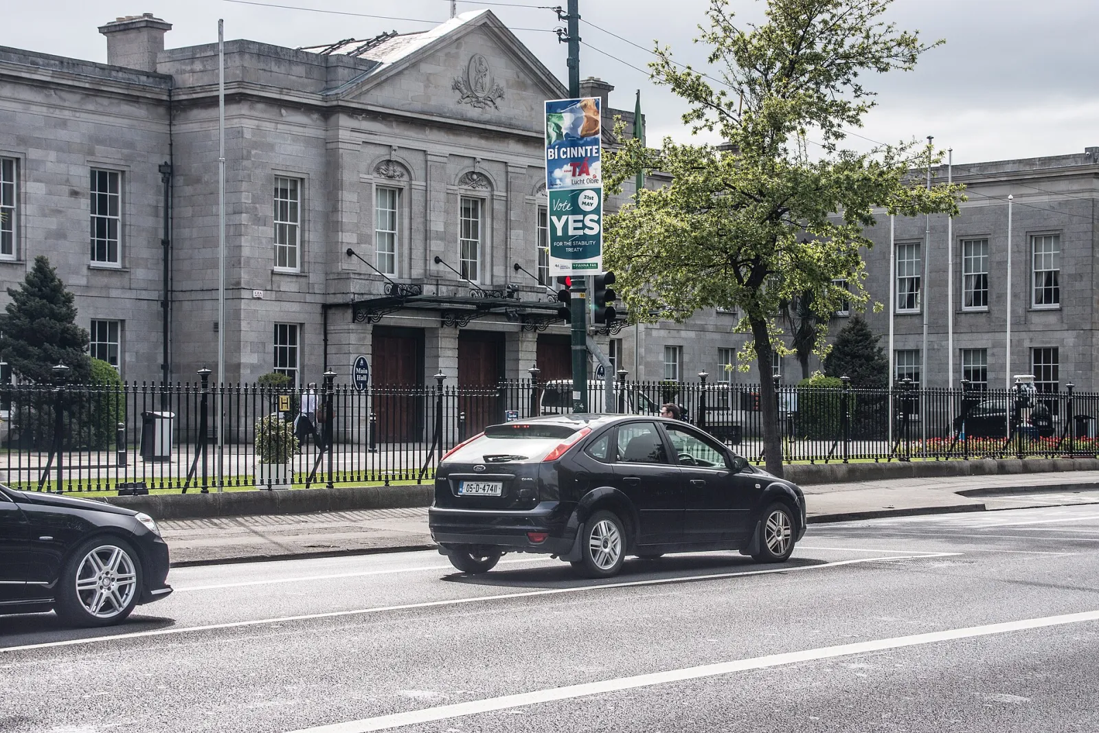 The granite front of the Royal Dublin Society buildings on Merrion Road, Ballsbridge, the showgrounds where Everwinter is held — Everwinter (RDS)