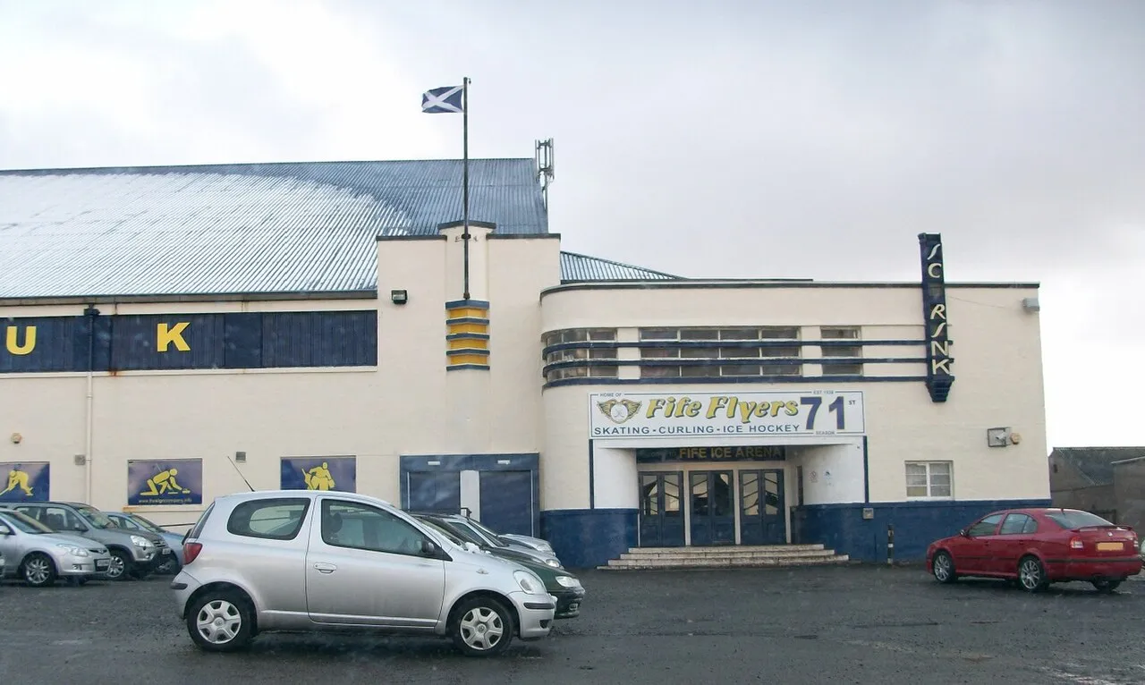 Front of Fife Ice Arena, Rosslyn Street, Kirkcaldy — Fife Ice Arena