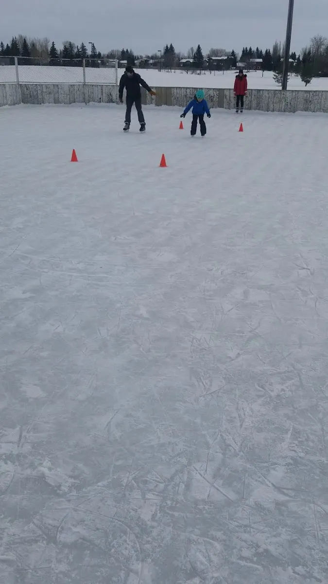 The ice at Forest Grove School Outdoor Rink (Sutherland / Forest Grove), in a photo from its Google Maps listing. — Forest Grove School Outdoor Rink (Sutherland / Forest Grove)
