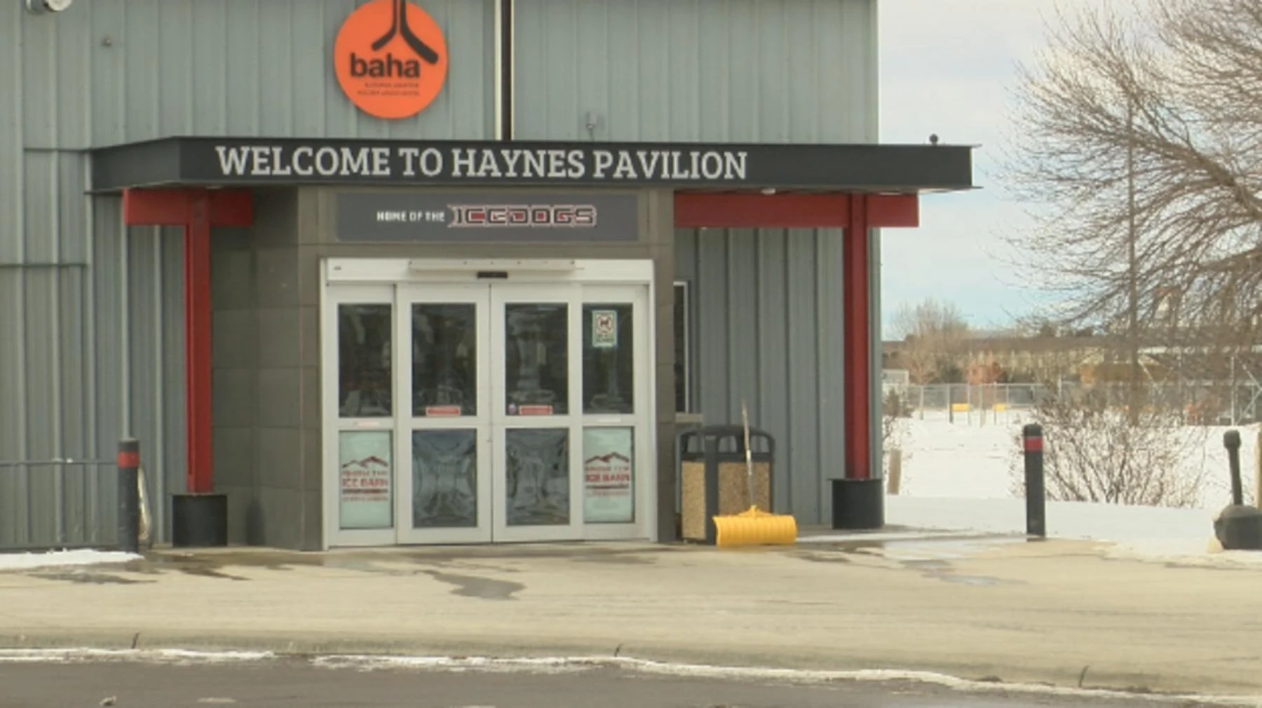 The Haynes Pavilion entrance at Gallatin Ice. — Gallatin Ice