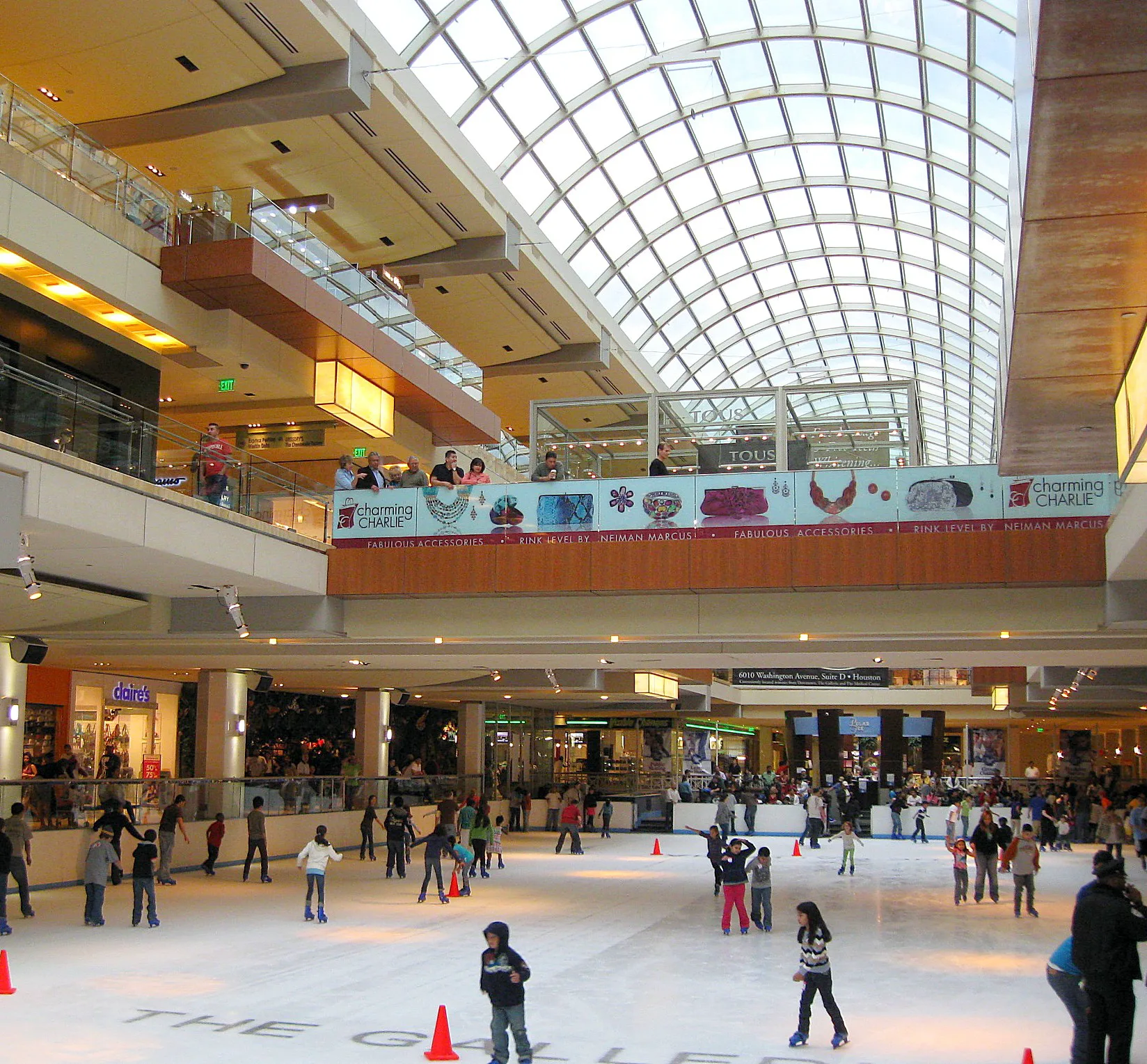 Ice at the Galleria