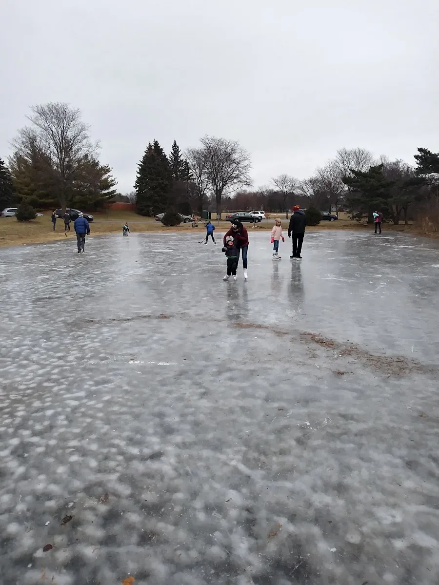 The ice at Gartner Park Ice Rink, in a photo from its Google Maps listing. — Gartner Park Ice Rink