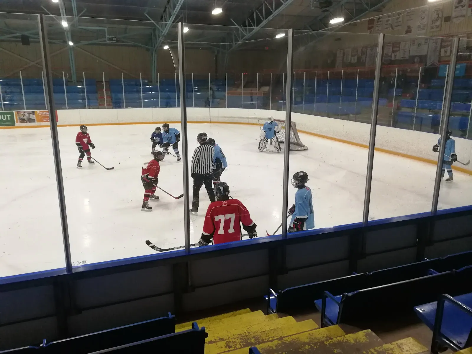 El hielo de George Bell Arena, en una foto de su ficha de Google Maps. — George Bell Arena