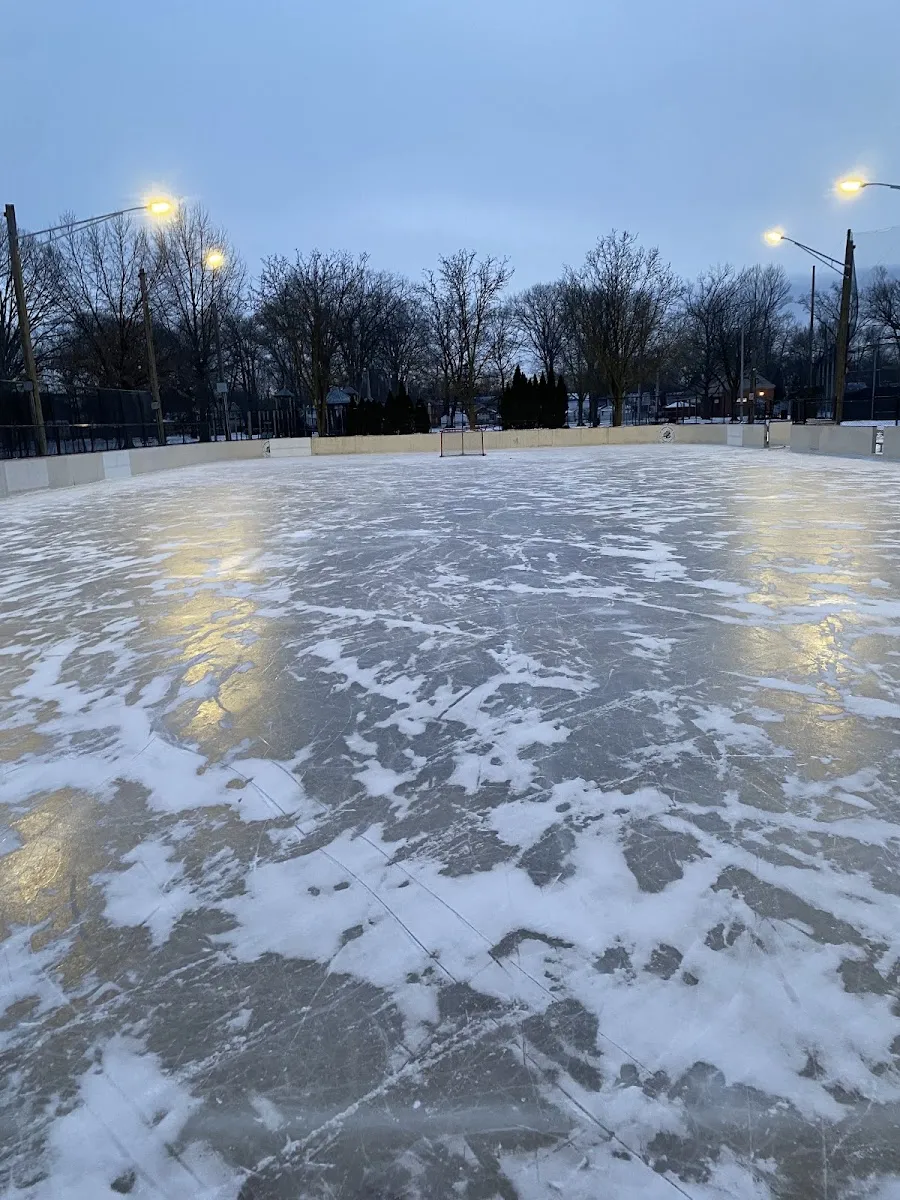 El hielo de Ghesquiere Park Ice Rink, en una foto de su ficha de Google Maps. — Ghesquiere Park Ice Rink