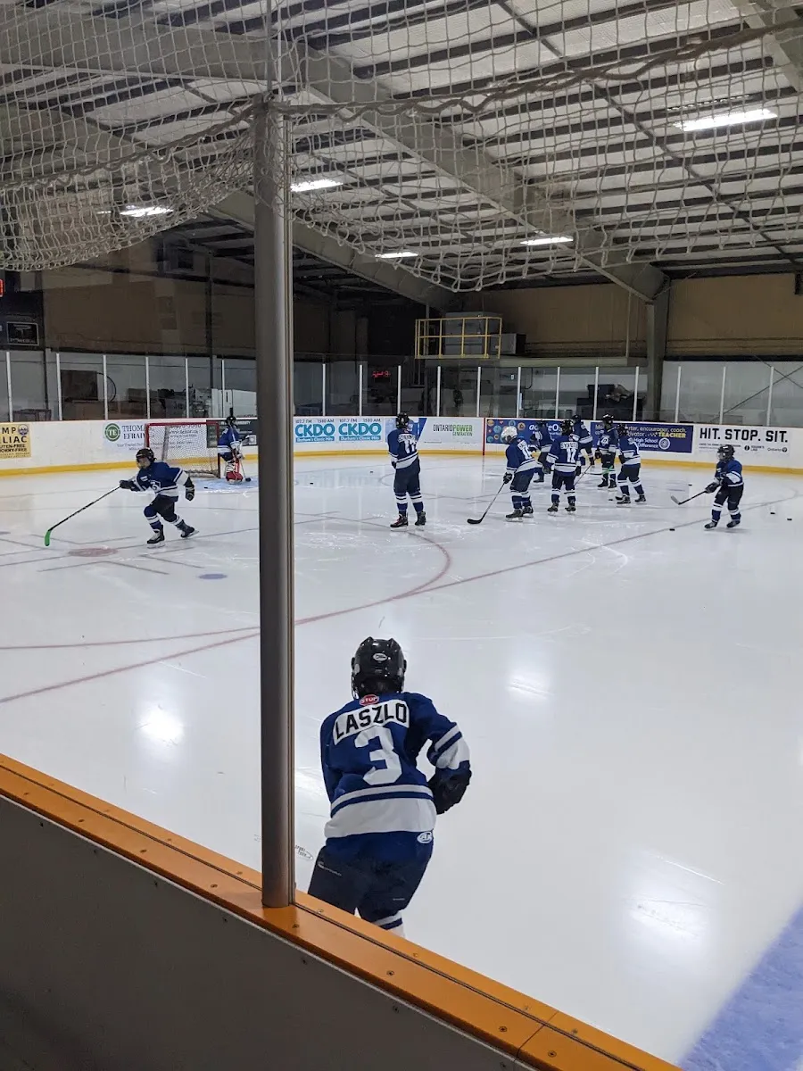The ice at Harman Park Arena, in a photo from its Google Maps listing. — Harman Park Arena
