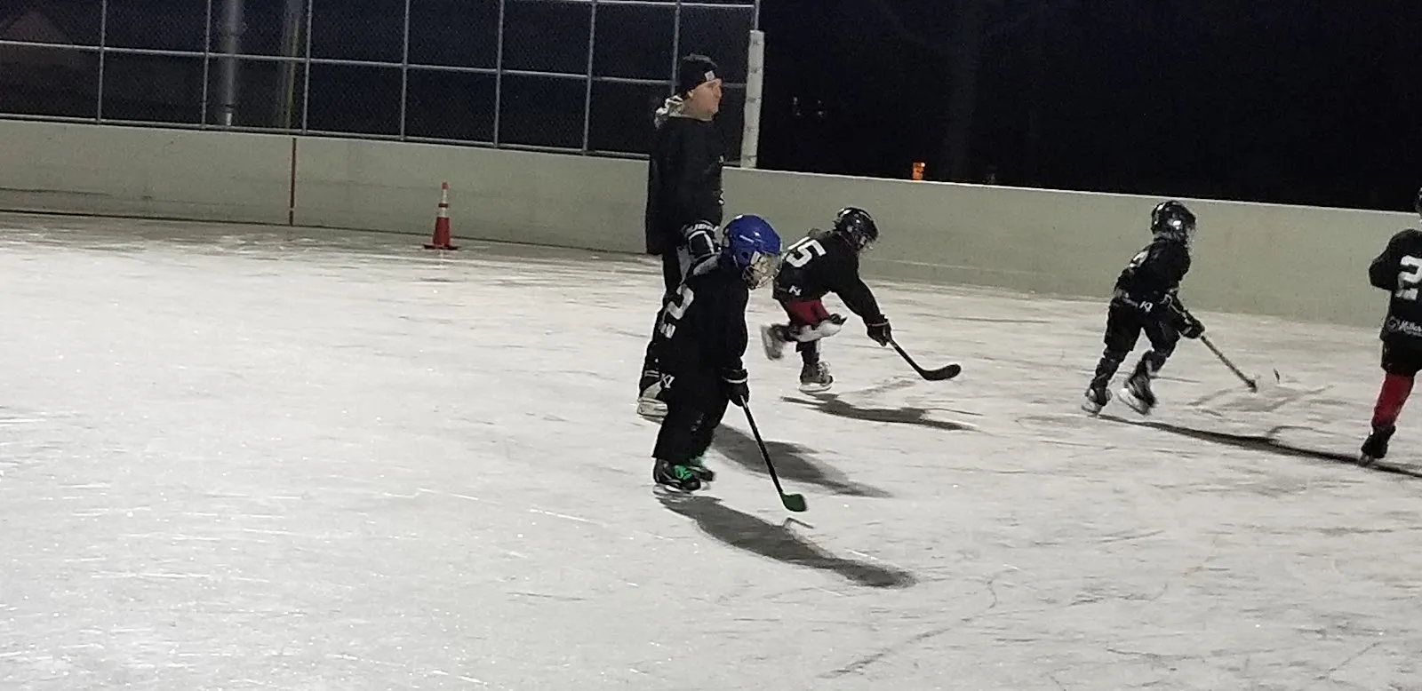 The ice at Harmon Park Rinks, in a photo from its Google Maps listing. — Harmon Park Rinks