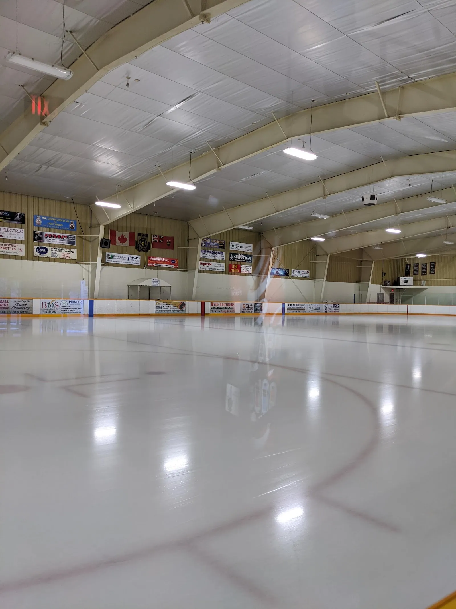 The ice surface at the Hensall Arena — Hensall Arena