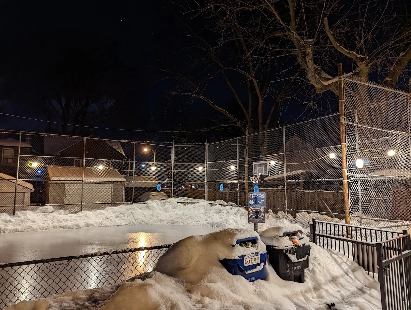 The ice at Hideaway Park Natural Ice Rink, in a photo from its Google Maps listing. — Hideaway Park Natural Ice Rink