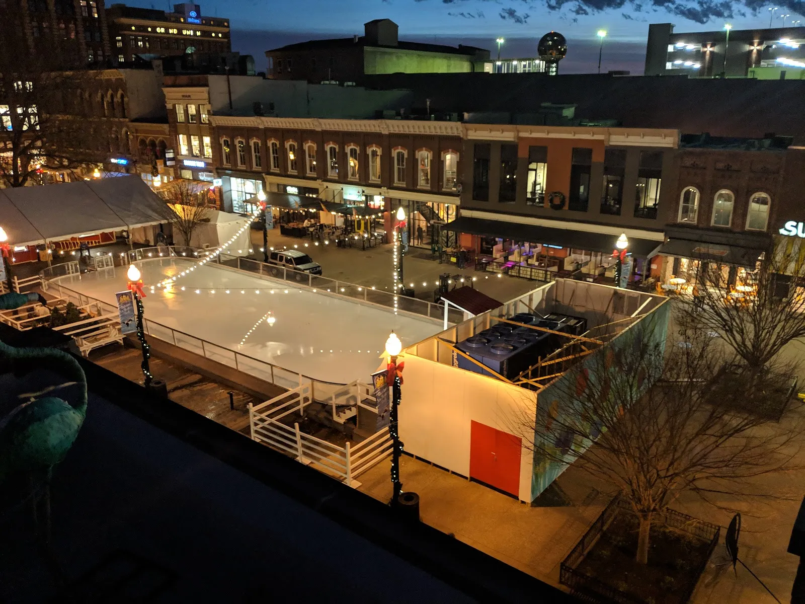 The ice at Knoxville's Holidays on Ice, in a photo from its Google Maps listing. — Knoxville's Holidays on Ice