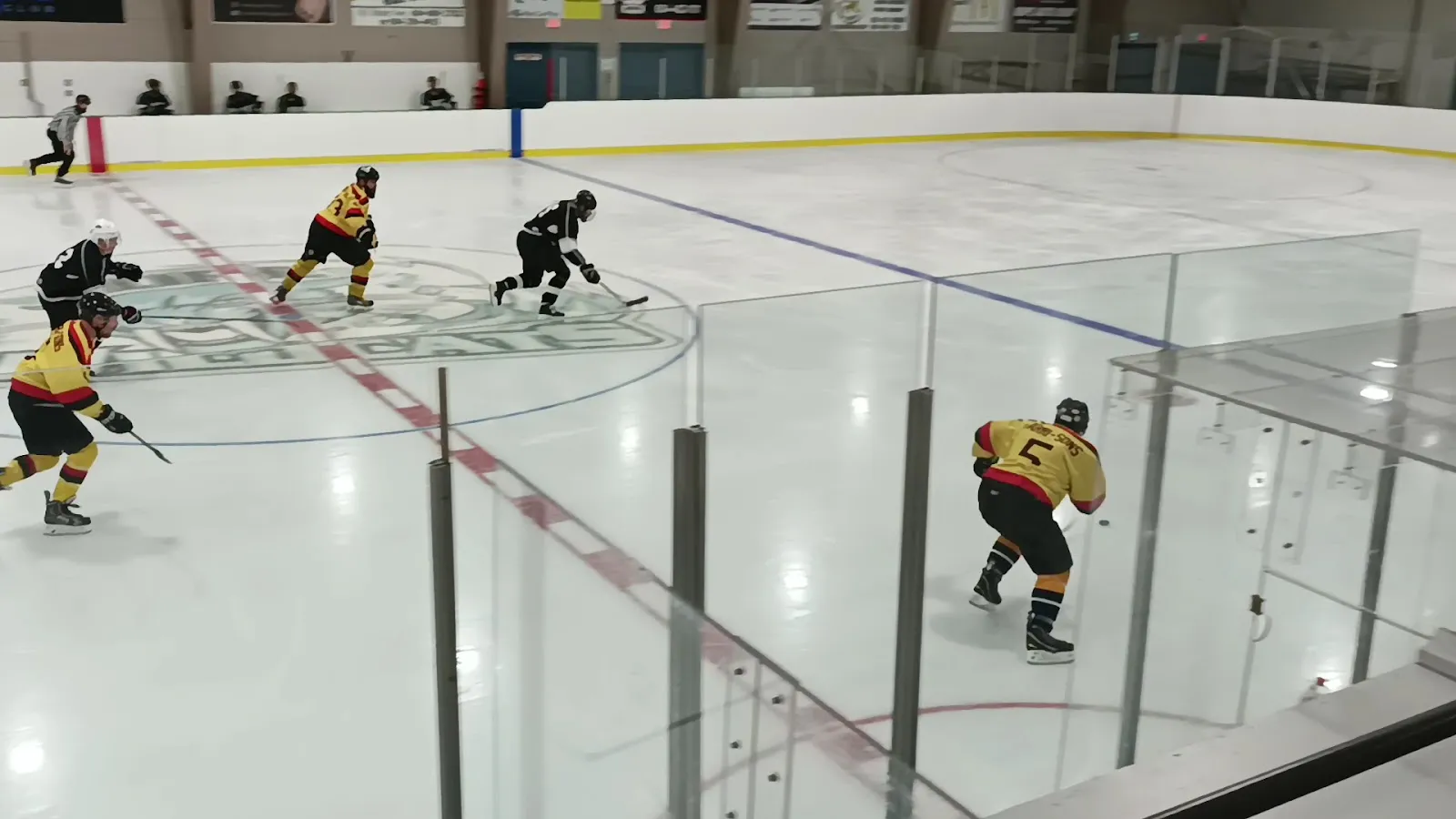 Minor hockey game on the arena ice at the Hope Recreation Centre — Hope Recreation Centre