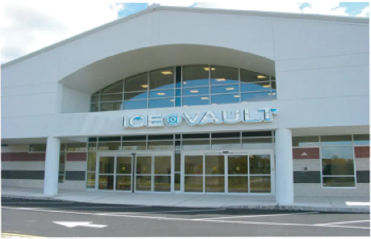 The Ice Vault Arena entrance in Wayne — Ice Vault Arena