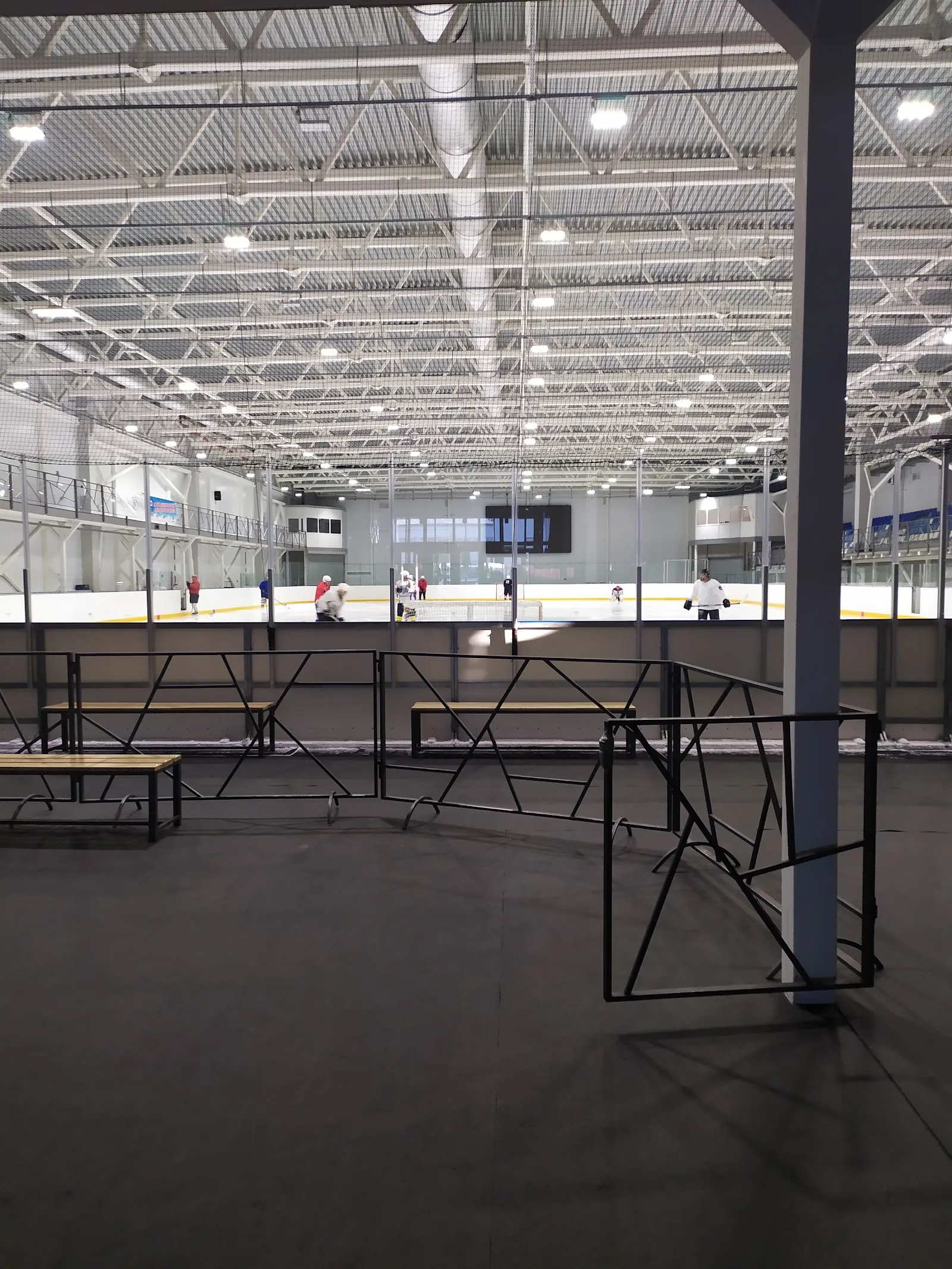 The ice hall of the IceMETR arena in Ulan-Ude, from its Google Maps listing — IceMETR Ice Arena Ulan-Ude