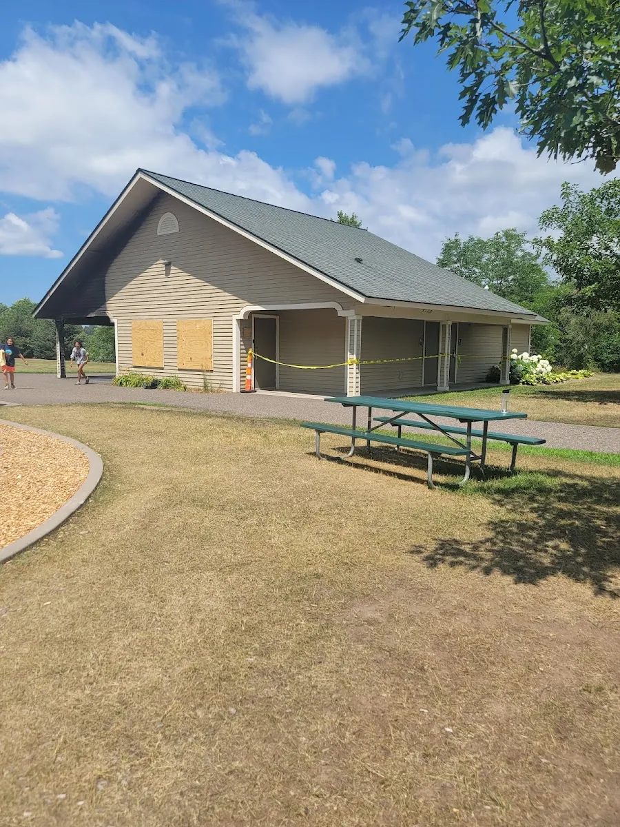 The outside of Kargel Park Outdoor Rink, in a photo from its Google Maps listing. — Kargel Park Outdoor Rink
