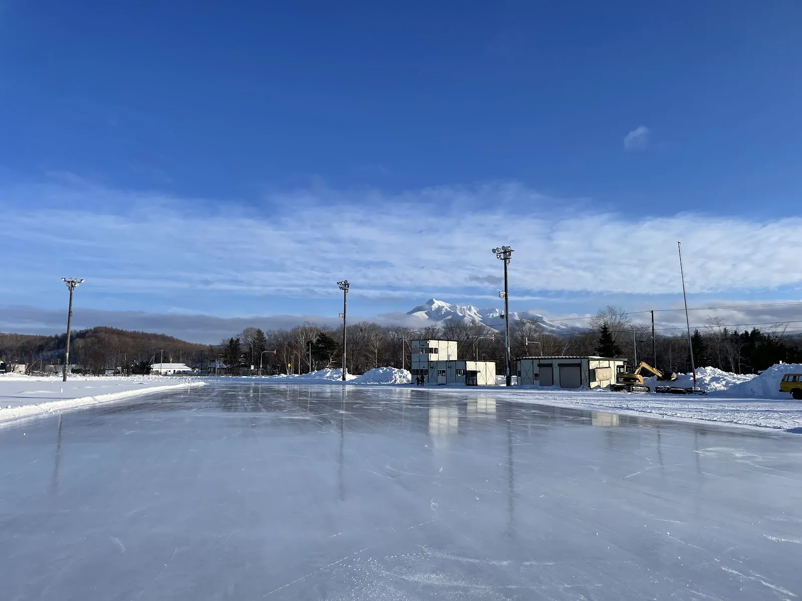The ice at Kiyosato Town Skate Rink, in a photo from its Google Maps listing. — Kiyosato Town Skate Rink