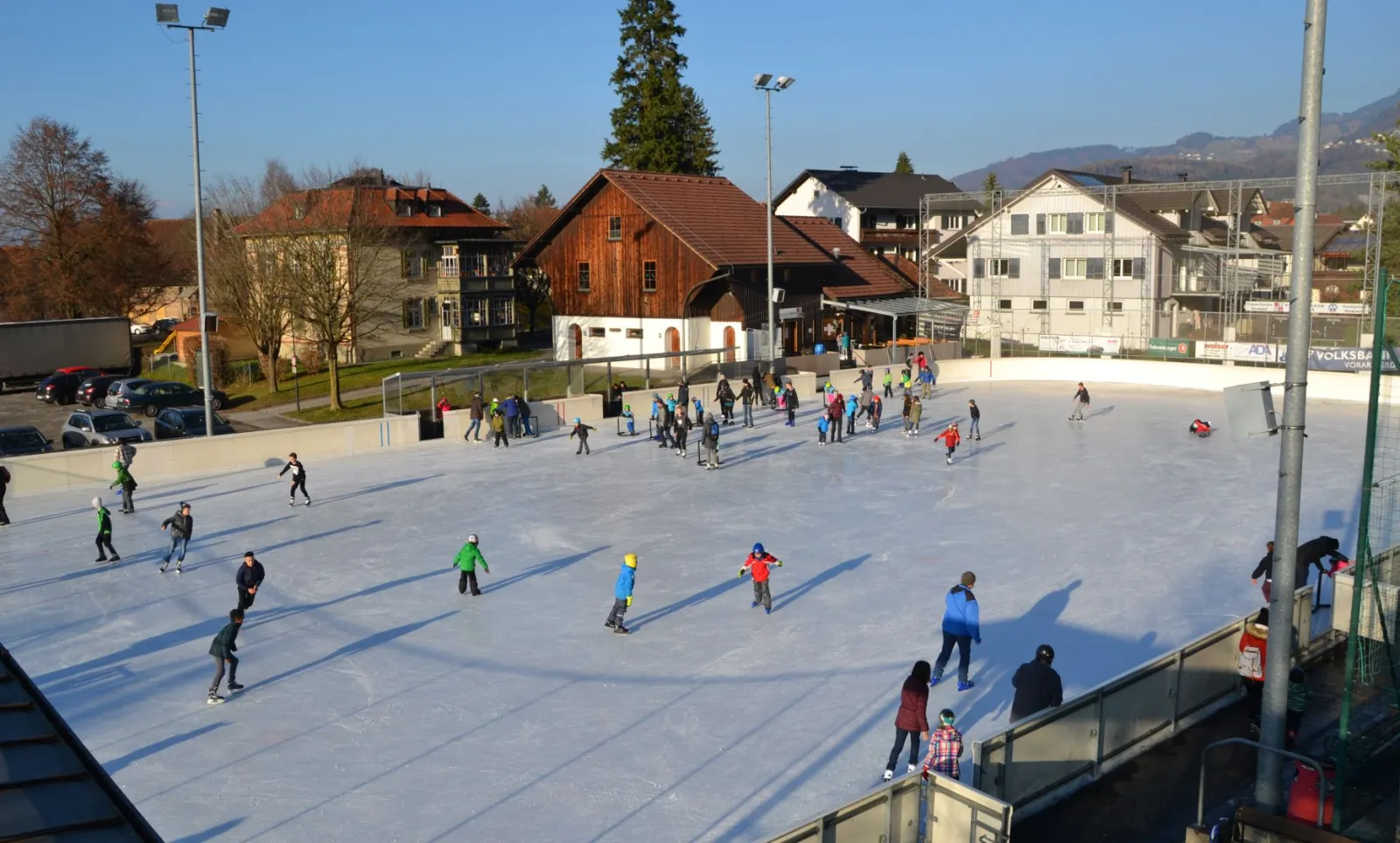 The open-air Kunsteislaufplatz Gastra in Rankweil — Kunsteislaufplatz Gastra Rankweil