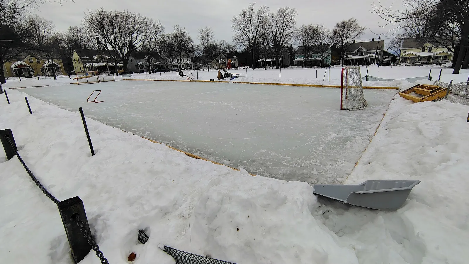 The ice at Lakeside Park Ice Rink, in a photo from its Google Maps listing. — Lakeside Park Ice Rink