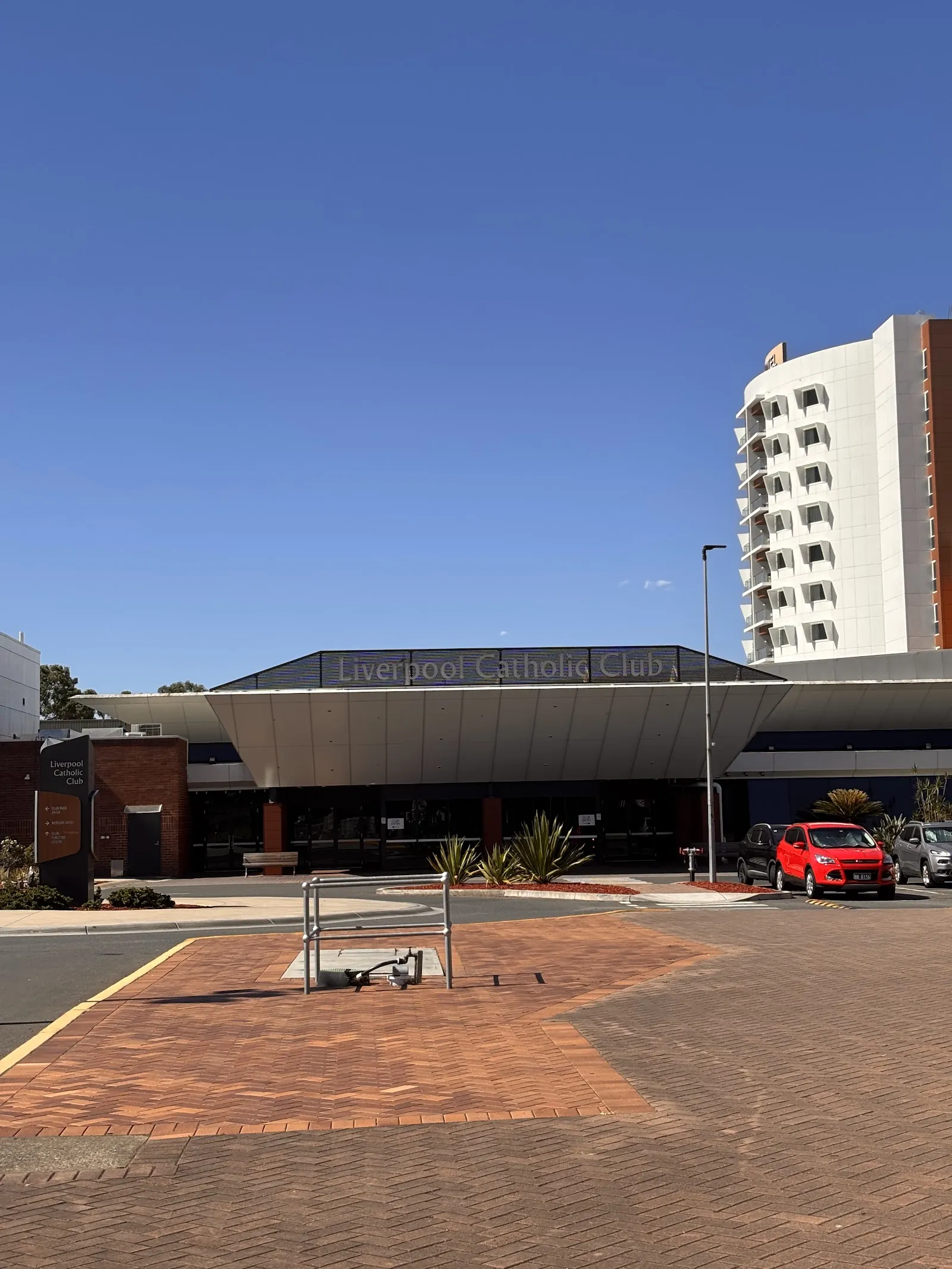 The front of the Liverpool Catholic Club building that houses LCC Ice Rink — LCC Ice Rink