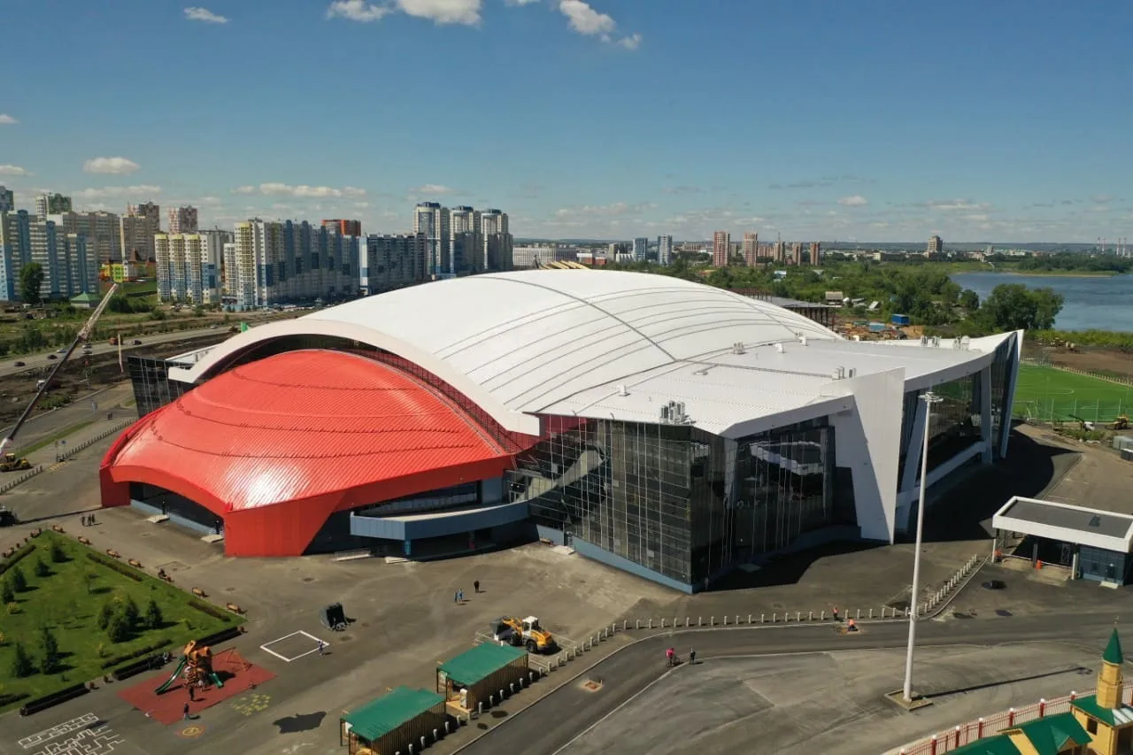 The Kuzbass ice palace in Kemerovo, from the operator's own photo gallery — Kuzbass Ice Palace