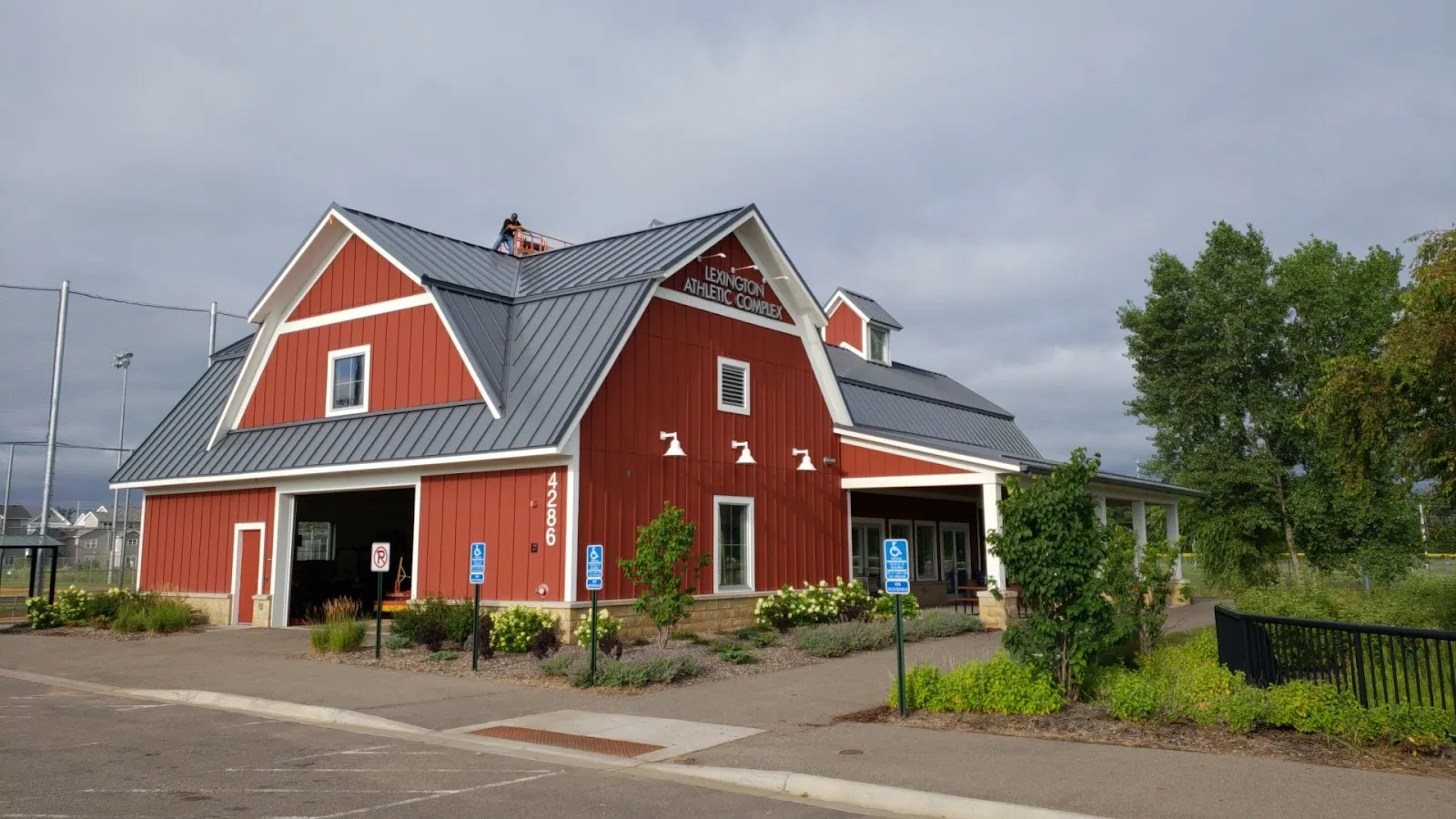 The outside of Lexington Athletic Complex Ice Rink, in a photo from its Google Maps listing. — Lexington Athletic Complex Ice Rink