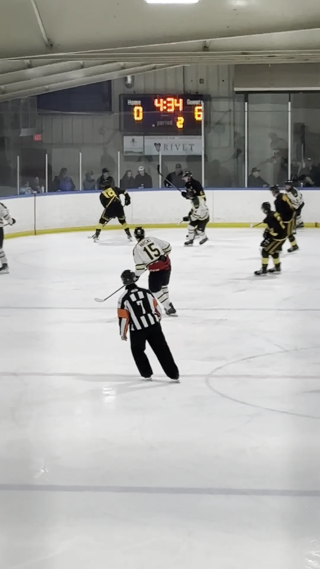 Hockey game on the ice at the Marcel and Jane Labbé Arena — Marcel and Jane Labbé Arena