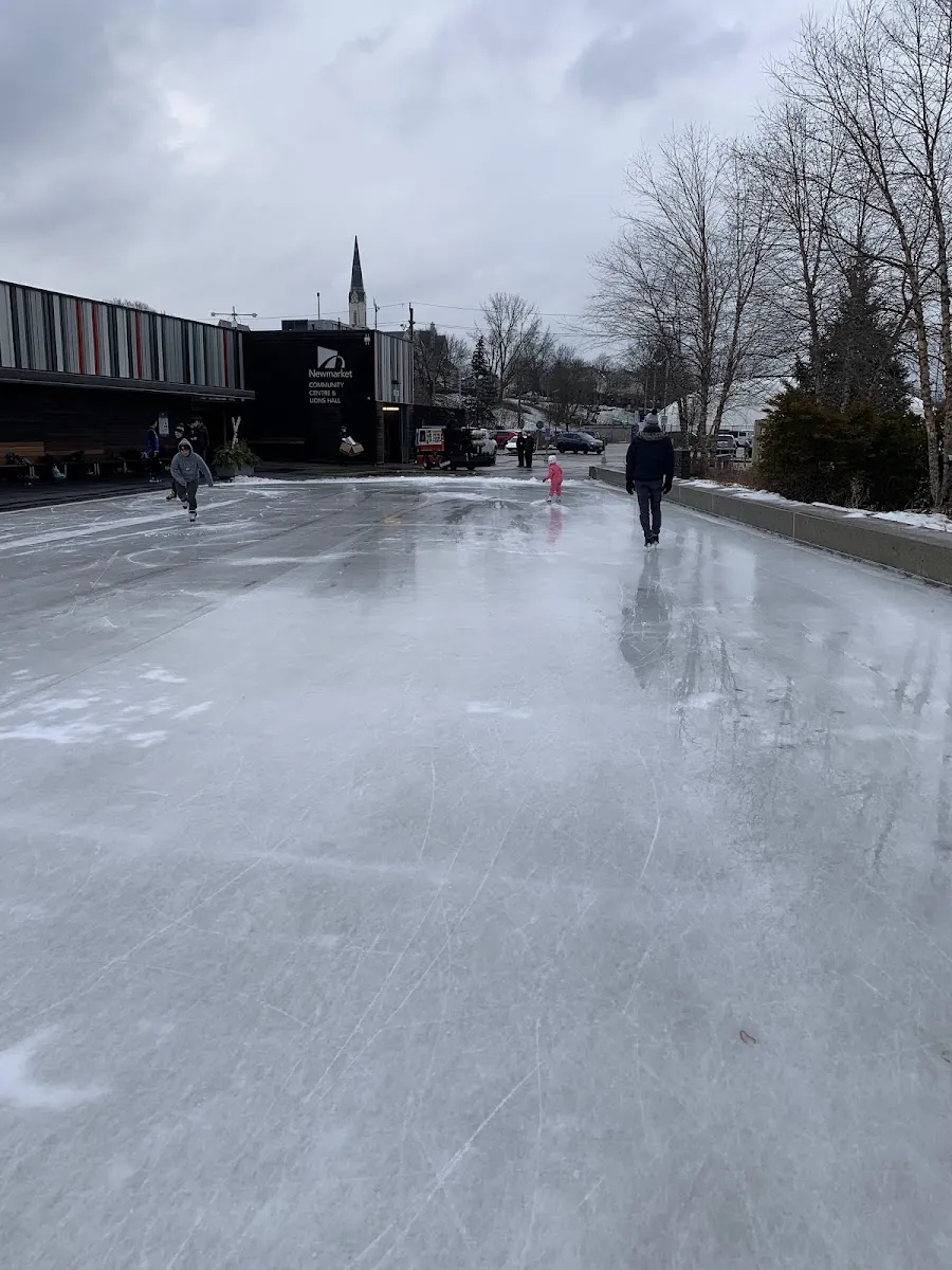 The ice at Mercedes-Benz Newmarket Outdoor Ice Rink, in a photo from its Google Maps listing. — Mercedes-Benz Newmarket Outdoor Ice Rink