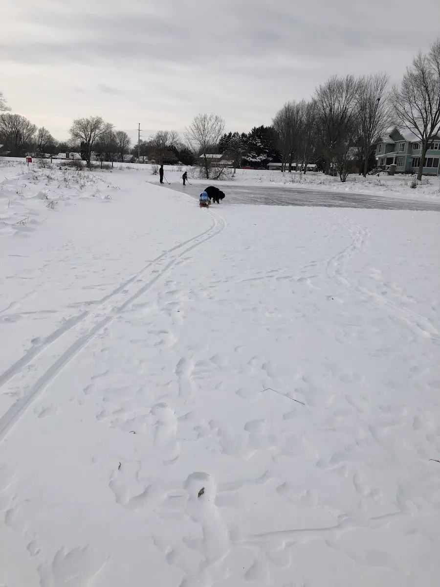 The ice at Middleton Hills Pond Ice Rink, in a photo from its Google Maps listing. — Middleton Hills Pond Ice Rink
