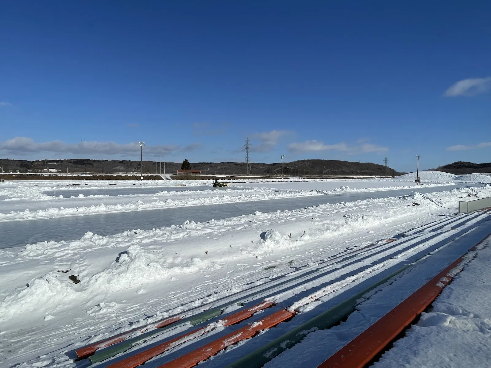 The ice at Miyazono Park Skate Rink, in a photo from its Google Maps listing. — Miyazono Park Skate Rink